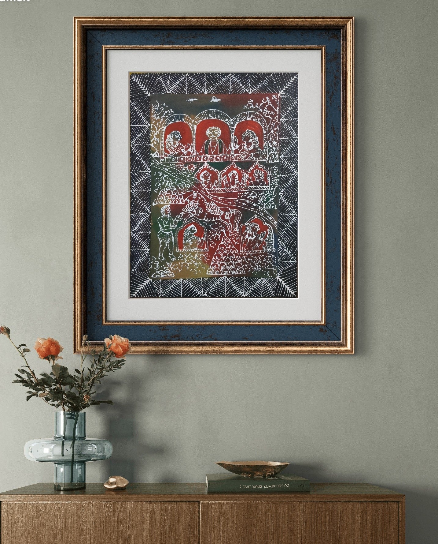 Village | 12x16 | Mixed Media