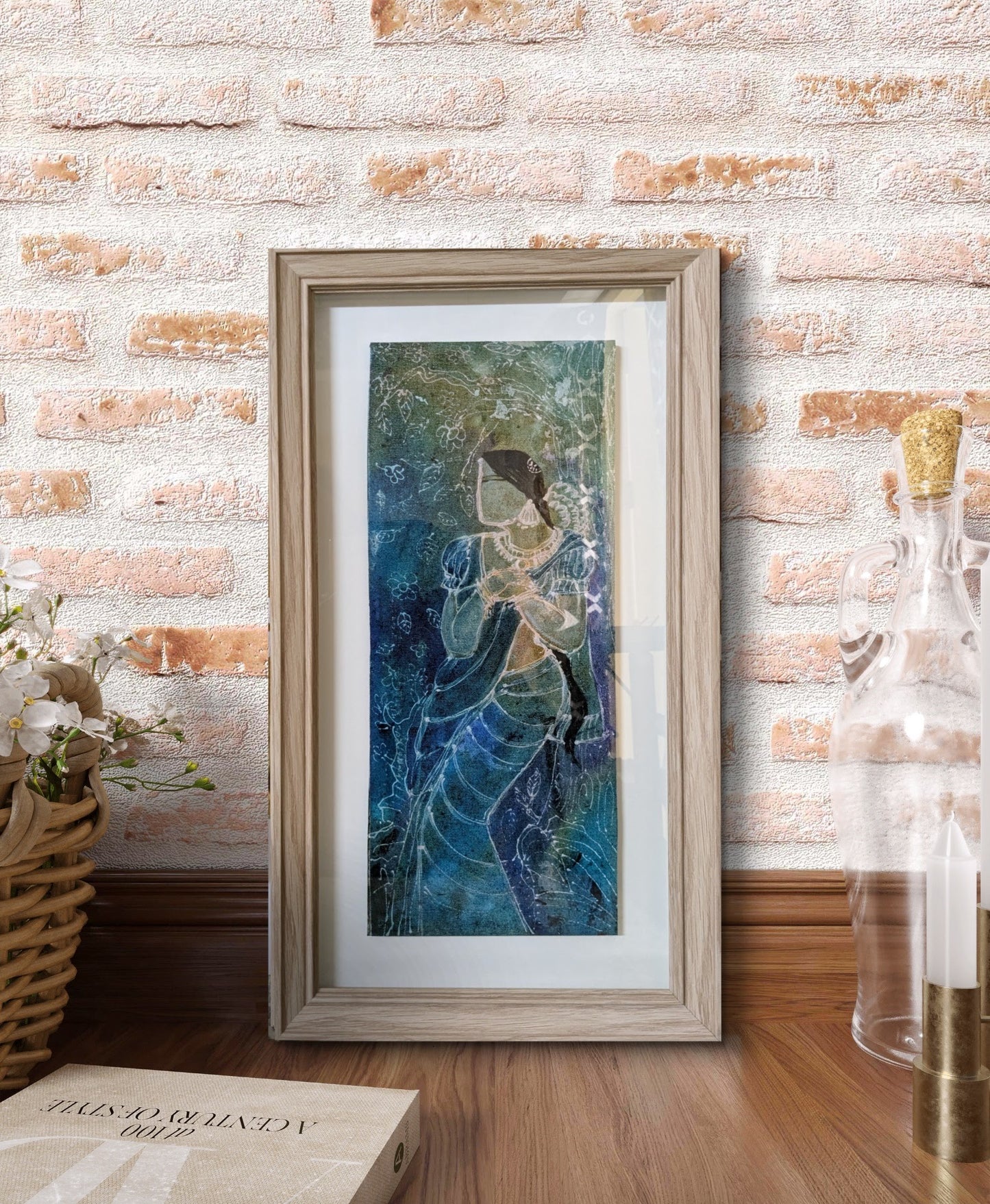 She is  7 | 7x18 | Mixed Media