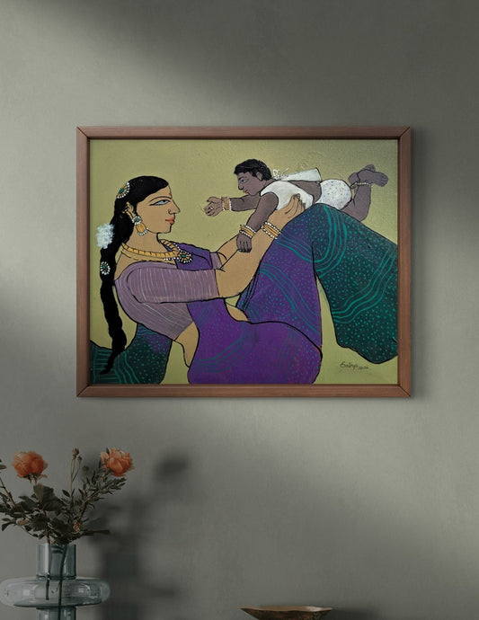 Mother and Child 1 | 20x16 | Acrylic