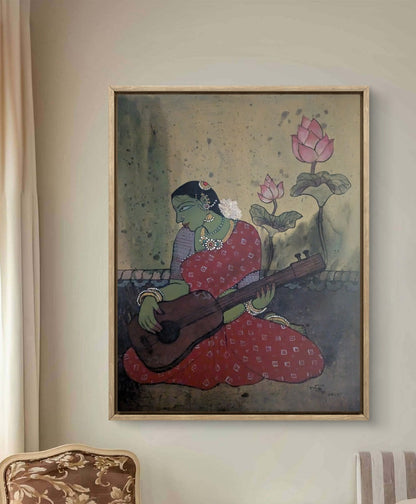 Woman and music  3 | 24x30 | Acrylic