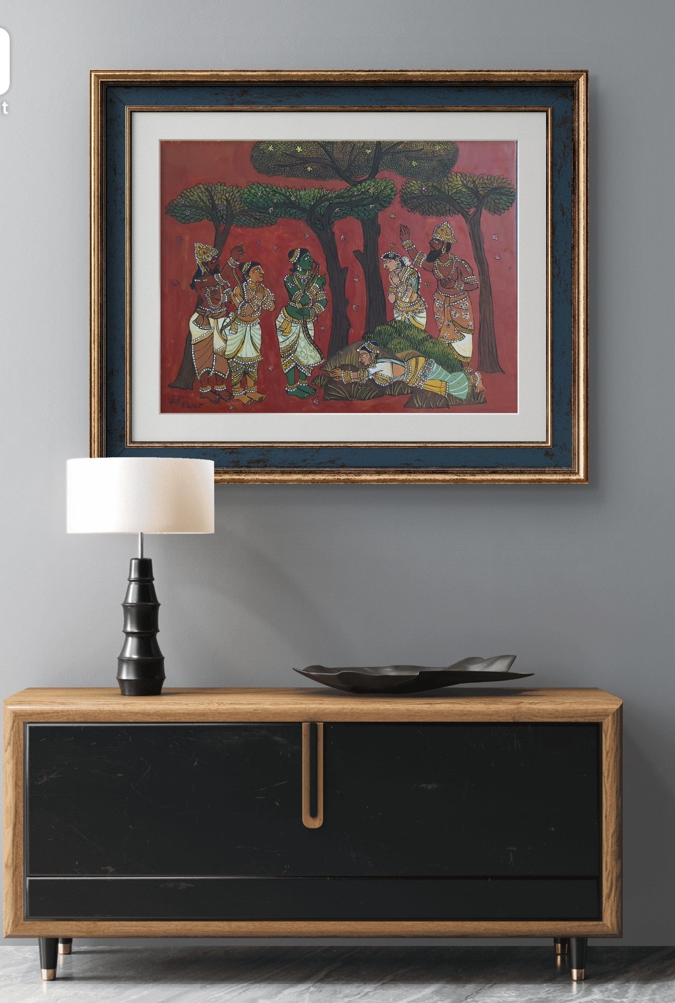 Agaligai | 18x14 | Tempera