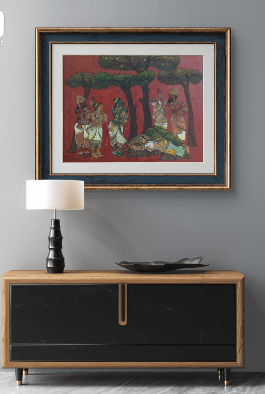 Agaligai | 18x14 | Tempera