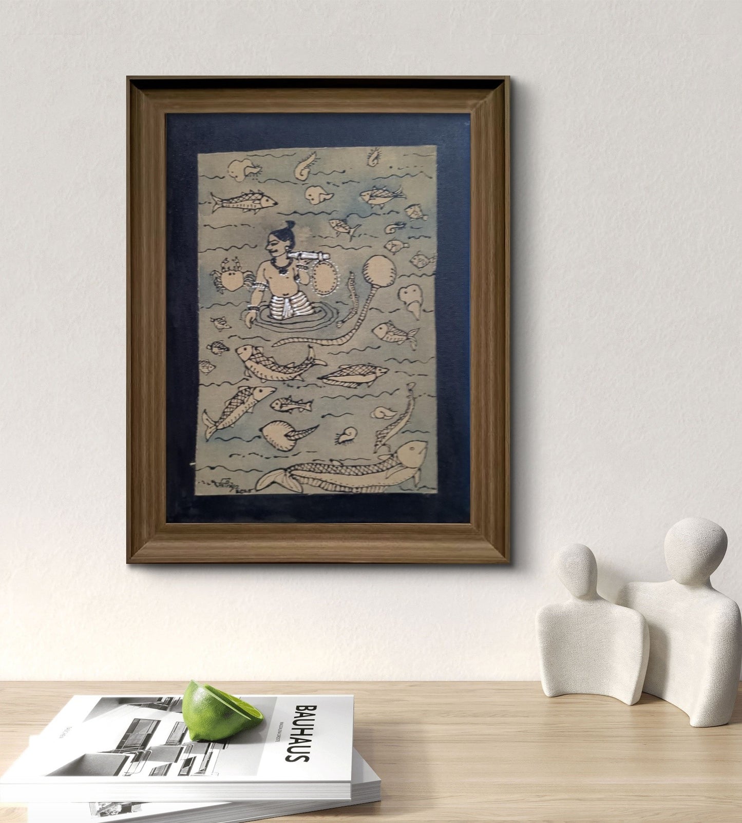 Fishing 2 | 12x16 | Mixed Media