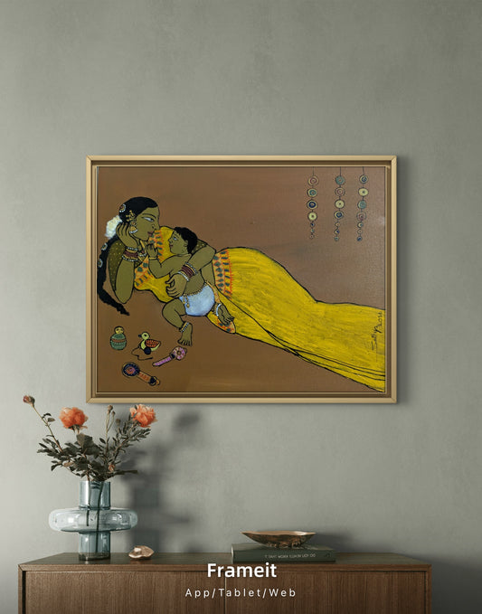 Mother and Child 3 | 20x16 | Acrylic