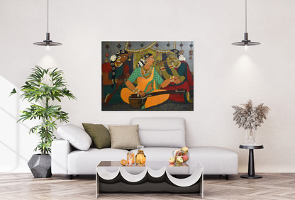 She Sings | 48x36 | Acrylic