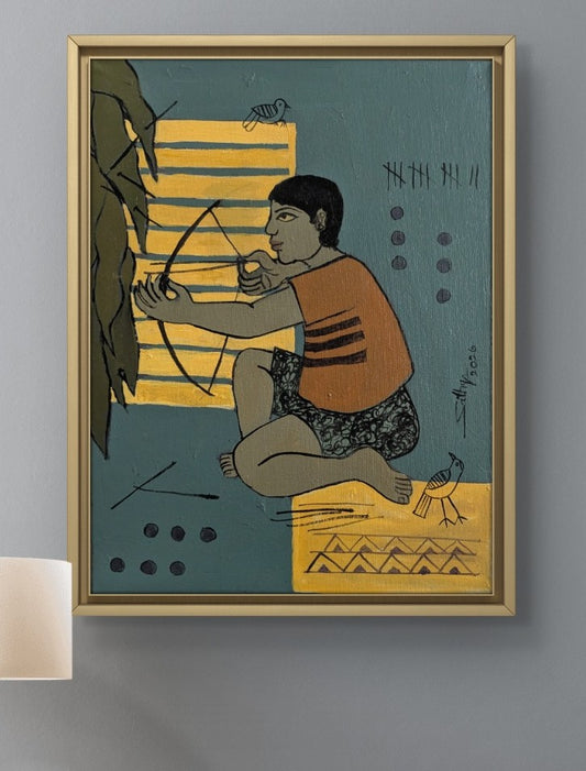 Childhood | 12x16 | Acrylic