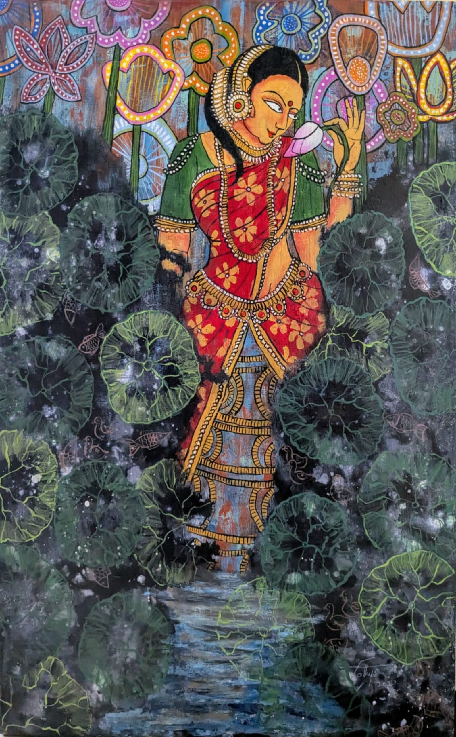Sathya N Prabhu_Beautiful Life_24x36 inches_2021